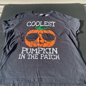 Coolest Pumpkin Black Womens Shirt